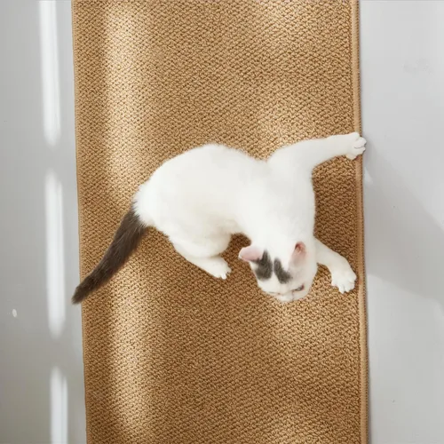 Miniatura 2 de SHENGOCASE Alfombra gruesa para escalar pared de gato de 67 x 23.6 pulgadas, rascador de muebles de pared de gato, poste rascador, protector de sofá