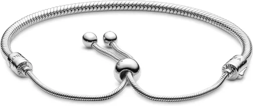 Miniatura 2 de PANDORA Pulsera deslizante de plata de ley Silicona