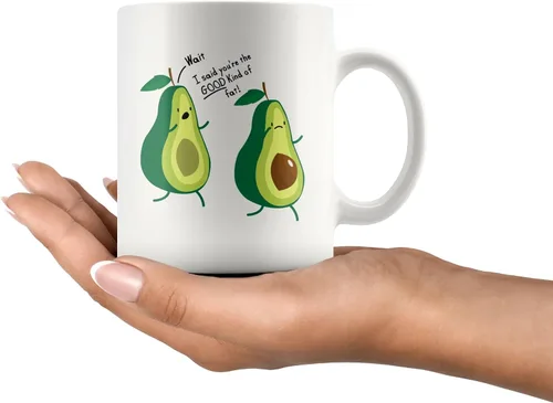 Miniatura 2 de Funny Avocado Lover You're The Good Kind Of Fat Funny Couples Gifts to Wife Girlfriend from Husband Boyfriend Nutritionist Gifts Vegan Vegetarian