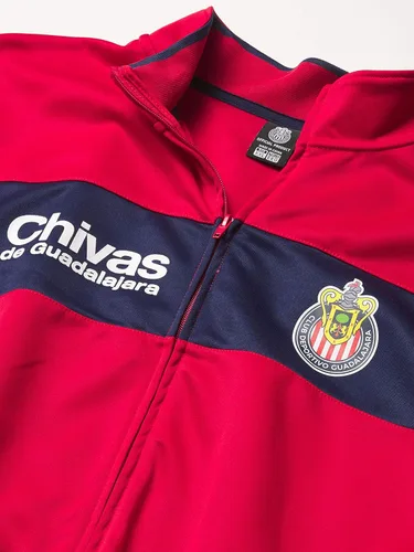 Miniatura 3 de Icon Sports Officially Licensed Chivas Soccer Track Jacket - Unisex Adult rojo (52tj-red)
