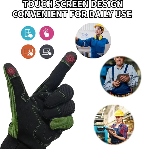 Miniatura 5 de Guantes de jardinería a prueba de espinas y resistentes a pinchazos con agarre, guante de jardín para mujer, regalos de cuero para trabajo