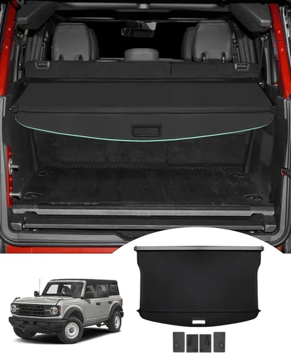 Miniatura 7 de Powerty Cubierta de Carga para Accesorios Kia Sportage 2023-2025 2026, Textura de Lona Cubierta Retráctil para Maletero Trasero de Carga de Equipaje