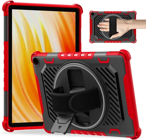Miniatura 12 de ROISKIN Funda para Tablet Fire HD 10 de 2023 con soporte de patada de 360 y correa de mano