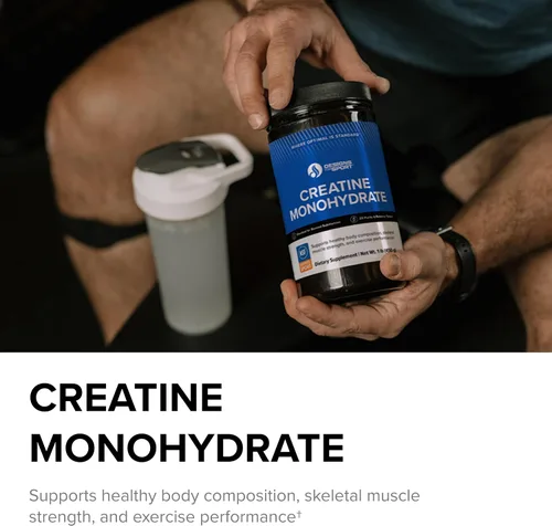 Miniatura 3 de Designs for Sport Polvo micronizado de monohidrato de creatina sin sabor – Certificado NSF para deporte, 90 porciones, apoya la recuperación