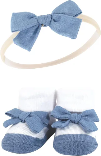 Miniatura 4 de Hudson Baby Conjunto de regalo de diadema y calcetines para niña