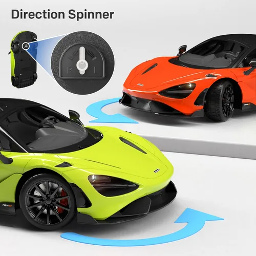 Miniatura 4 de MIEBELY Carro de Control Remoto, McLaren Rc Cars con Licencia Oficial Escala 1/12 7.4V 900mAh Carro de Juguete con Modelo Rápido de 12km/h Faro