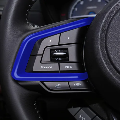 Miniatura 4 de Auovo Funda de Volante y Tapa de Consola Central para Subaru Crosstrek Outback Legacy Accesorios 2018-2026 para Subaru Impreza 2017-2026/19-26 Azul
