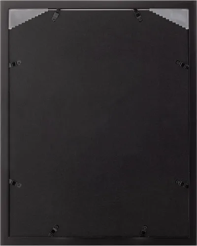 Miniatura 4 de Gallery Solutions - Marco de pared de madera negra de 14 x 18 pulgadas - Calidad premium - Soporte de pared rectangular - Diseño clásico para fotos