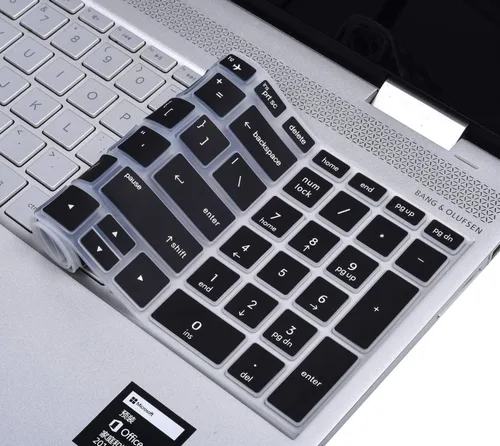 Miniatura 5 de Cubierta de teclado para portátil HP 15.6 15-dw 15-dy 15-da/db 15-ef 15-bs/bw 15-dy5033dx dy5073dx dy2073dx dy5399nr dy5599nr 15-dw4047nr Negro