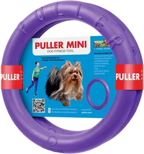 Miniatura 8 de Juguetes de anillo para perros Puller para exteriores - Juguete de buscar para perros y juguete de tira y afloja para perros pequeños, medianos