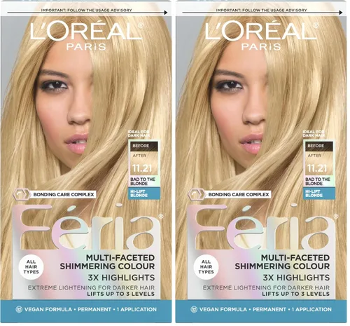 Miniatura 79 de L'Oreal Paris Feria - Tinte permanente multifacético y brillante, 60 Crystal Brown (castaño claro), paquete de 1 60 marrón claro