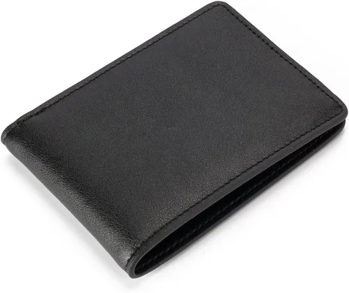 Miniatura 6 de Cartera delgada para hombre con bolsillo frontal para tarjeta de identificación con bloqueo RFID