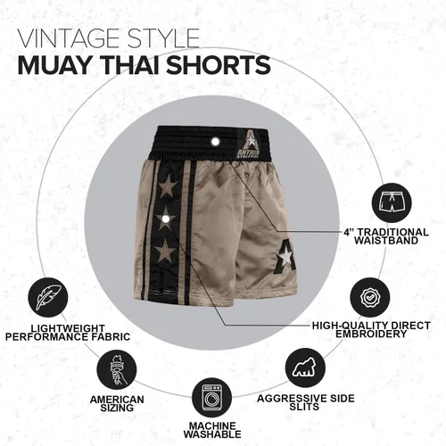 Miniatura 27 de Anthem Athletics Pantalones cortos de Muay Thai para hombre, pantalones cortos de Muay Thai para mujer - Kickboxing Short Boxing Trunks 5050 Classic