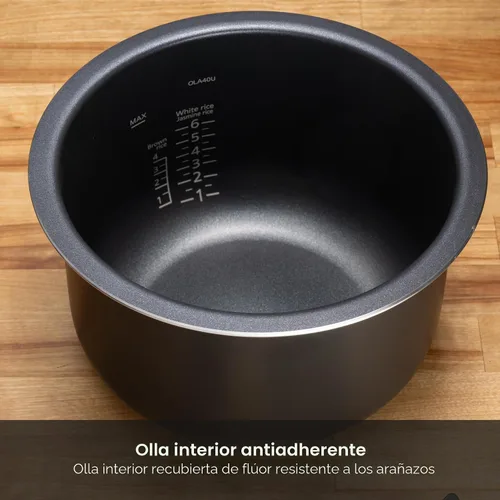 Miniatura 7 de Tiger COL-A40U - Multicocina eléctrica compacta 8 en 1 de 2.6 cuartos con 21 menús programados (Negro) 2.6-Qt Multi-Cooker, 8 Manual Plus 21