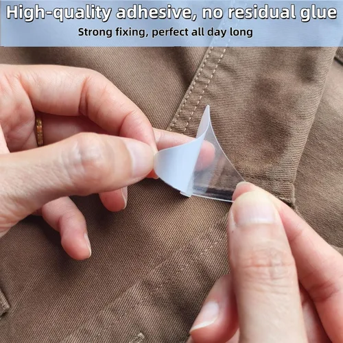 Miniatura 4 de Soporte de cuello para camisas de vestir y polos, soporte de cuello de PVC sin curvatura, refuerzos invisibles antiarrugas para hombres y mujeres