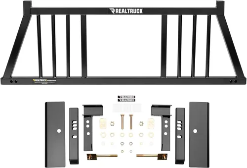 Miniatura 25 de Kit de hardware RealTruck BACKRACK para uso con tapa de remolque de perfil bajo, negro, sin perforación 40120 Compatible con Chevrolet/GMC