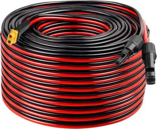 Miniatura 12 de MOOKEERF Cable de extensión solar a XT60 10AWG 3FT conector solar a XT60 Cable adaptador para panel solar a estación de energía portátil Generador