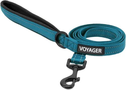Miniatura 12 de Best Pet Supplies Correa reflectante Voyager para perros con mango de neopreno, para razas pequeñas, medianas y grandes, bonita y resistente