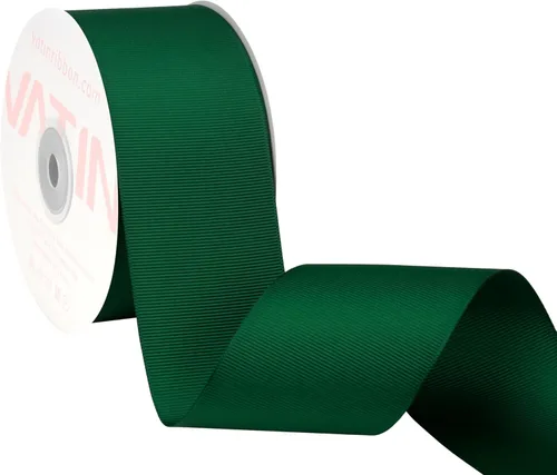 Miniatura 47 de Vatin - Rollo de cinta de grogrén, rollos de 25-50 yardas, perfecto para decoración de bodas, coronas, baby showers, envolturas de paquete de regalo
