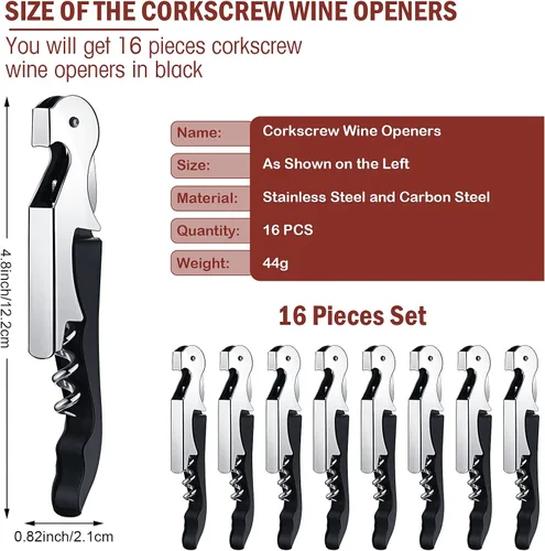 Miniatura 2 de Abridor de llaves de vino, sacacorchos de viaje, abrebotellas de vino, camarero, cerveza, barman para casa, oficina, cocina, restaurante, bar