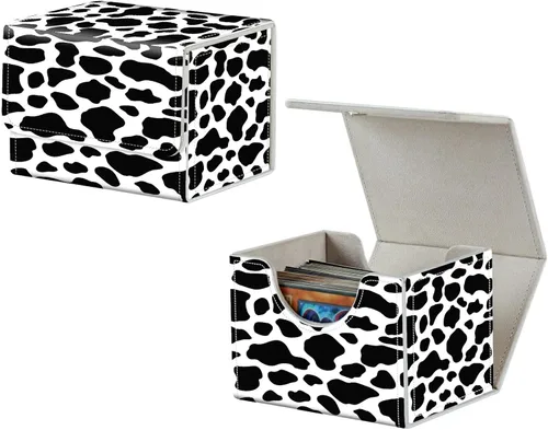 Miniatura 15 de MTG Commander - Caja de cartas intercambiables, más de 100 tarjetas con funda con funda de piel sintética, caja de almacenamiento de tarjetas