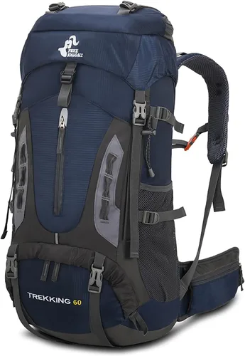 Miniatura 13 de Bseash - Mochila de 60 l para senderismo y campamento con cubierta contra la lluvia, mochila impermeable de gran capacidad para deportes al aire