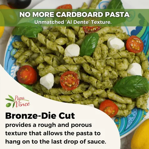 Miniatura 9 de PASTA ARTESANAL SEMOLINA DE PENNE ITALIANO DE SICILIA SIN GMLO BAJO COLESTEROL ALTA EN FIBRA ALTA EN PROTEÍNAS