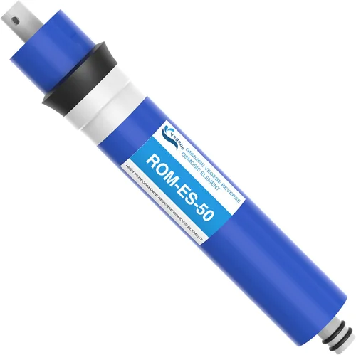 Filtro de membrana de ósmosis inversa 50 GPD RO de 12 x 1.8 pulgadas, repuesto para debajo del fregadero, sistema purificador de filtración de