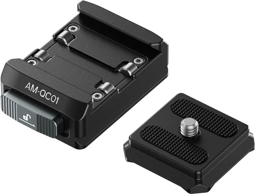 Miniatura 10 de SIRUI Placa de liberación rápida para AirTag, placa de montaje para ARCA con placa de liberación rápida de tornillo de 1/4"-20 para AirTag oculto