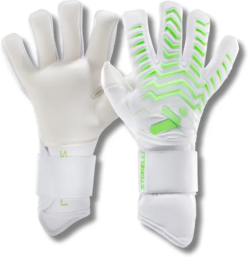 Miniatura 8 de Guantes de portero Storelli Electric, protección de mano de alto impacto con 5 espinas de dedo extraíbles y correa de muñeca Negro Cargo