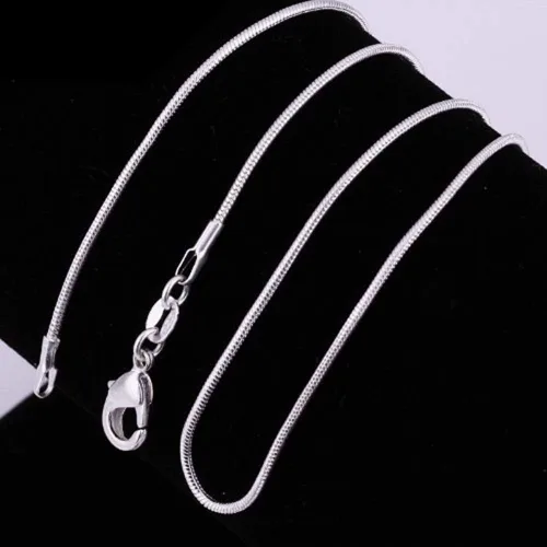 Miniatura 3 de Fashion - Cadena de plata de ley 925 (0.039 in, cadena de serpiente)