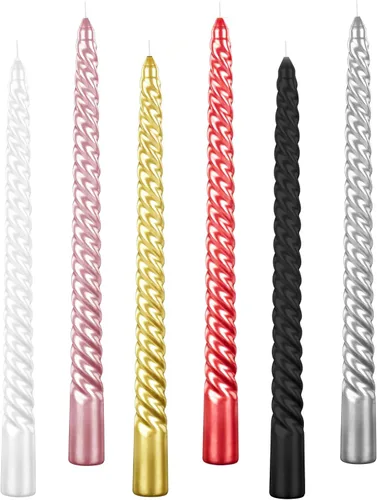 Miniatura 6 de Kemladio - Juego de 8 velas cónicas de 10 pulgadas, sin aroma, de combustión de 7.5 horas, velas altas para cenas elegantes, decoraciones de fiesta