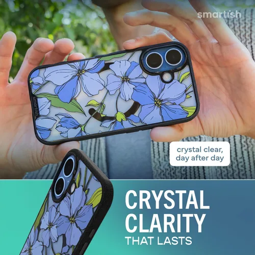 Miniatura 4 de Smartish® - Funda MagSafe transparente para iPhone 17, Gripmunk, funda delgada magnética [ligera + protectora], cubierta de agarre delgada