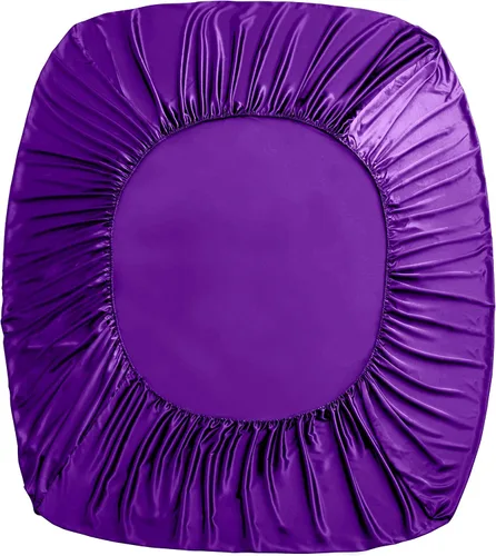 Miniatura 49 de Homiest Juego de sábanas de satén de lujo de 3 piezas con bolsillo profundo, 1 sábana bajera + 1 sábana encimera + 1 funda de almohada