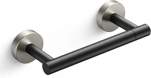 Miniatura 7 de FORIOUS Soporte de Papel Higiénico para Montaje en Pared, Soporte de Rollo de Tejido Giratorio de Doble Poste de Acero Inoxidable Resistente al