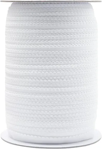Miniatura 30 de Bristlegrass Picot Loop - Banda elástica para coser de 1/2 pulgada, 0.512 in, corona de carrete con volantes, cinta elástica de encaje para atar
