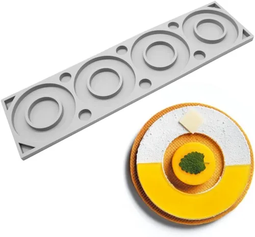 Miniatura 15 de Moldes de silicona triangulares – Moldes de caramelo de chocolate con forma de corazón y ramas de árbol 3D (B1 16.2 x 5.48 x 0.24 pulgadas)