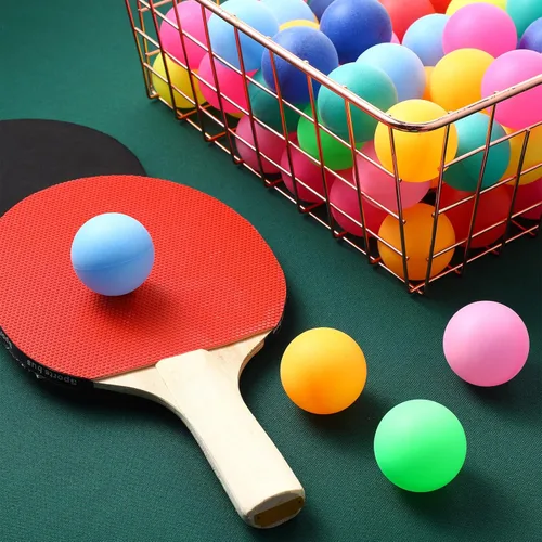 Miniatura 7 de Lewtemi Paquete de 300 pelotas de tenis de mesa, bolas de plástico de 0.08 oz y 1.575 in, pelotas hinchables para decoración de fiestas, Con