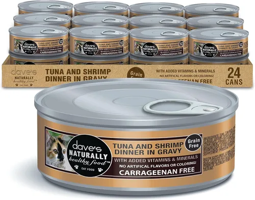 Miniatura 22 de Dave's Pet Food Grain Free Wet Cat Food (Minced Chicken in Gravy), Naturally Healthy Canned, Added Vitamins & Minerals, Wheat, Gluten & GMO-Free