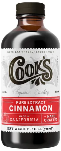 Miniatura 145 de Cook's, Extracto de almendra pura para hornear, cocinar y mezclología, extracto aromatizante de almendra libre de alérgenos, 4 onzas