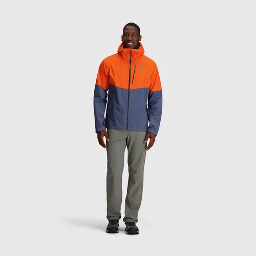 Miniatura 6 de Outdoor Research Chaqueta Foray II para hombre - Impermeable y resistente al viento con capucha