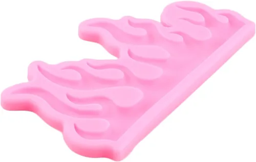 Miniatura 4 de ZiXiang Moldes de silicona para fondant de llama de fuego, para decoración de pasteles, decoración de cupcakes, arcilla polimérica, caramelo, pasta