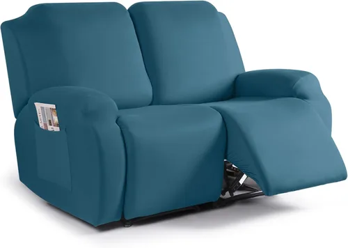 Miniatura 27 de TAOCOCO Funda para sofá reclinable, 3 piezas de fundas de tela de poliéster elástica para sofá reclinable de 3 asientos, protector de muebles suave
