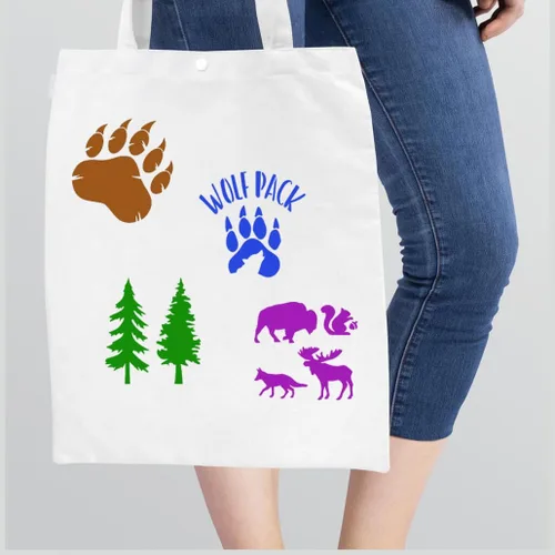 Miniatura 5 de 36 plantillas de pintura de animales – árbol, bosque, plantillas de montaña para pintar en madera, pared, rocas, lienzo, manualidades, decoración 36