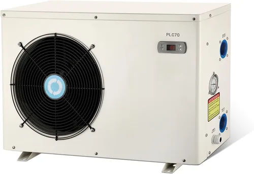 ECOPOOLTECH 20000 Btu - Calentador de piscina sobre el suelo, bomba de calor para piscina, 7000 galones máximo, se adapta a piscinas de 8/11/15