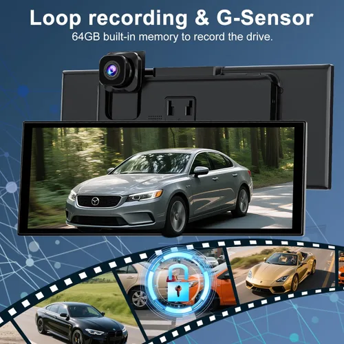 Miniatura 8 de Pantalla táctil de 60 fps totalmente laminada de 11 pulgadas, pantalla de reproducción inalámbrica Accfly para Apple Carplay y Android Auto