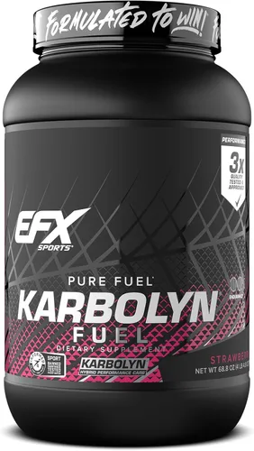 Miniatura 11 de EFX Sports Karbolyn Fuel Polvo de Carbohidratos de Absorción Rápida Carga de Carbohidratos, Energía Sostenida, Recuperación Rápida Libre