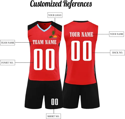 Miniatura 3 de Camiseta de voleibol personalizada para hombresmujeresniñosniñosniñascamisetas de voleibol personalizadas con nombrenúmerologotipo