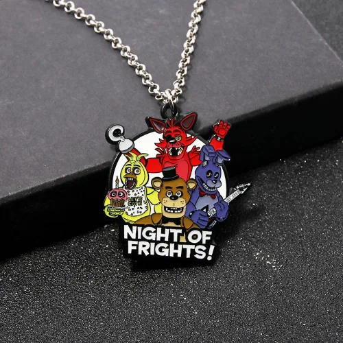 Miniatura 6 de FNAF - Insignia de guardia de seguridad Pin de guardia nocturno de Freddy Fazbear Regalos de disfraz de la FNAF para niños, hombres, mujeres