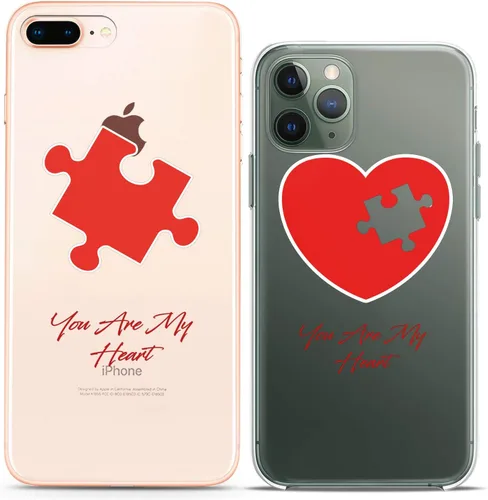 Miniatura 11 de Fundas a juego para parejas compatibles con iPhone 15 14 13 12 11 Pro Max Mini Xs 6s 8 Plus 7 Xr 10 SE 5 King Queen Spades Hes rojo negro encantador